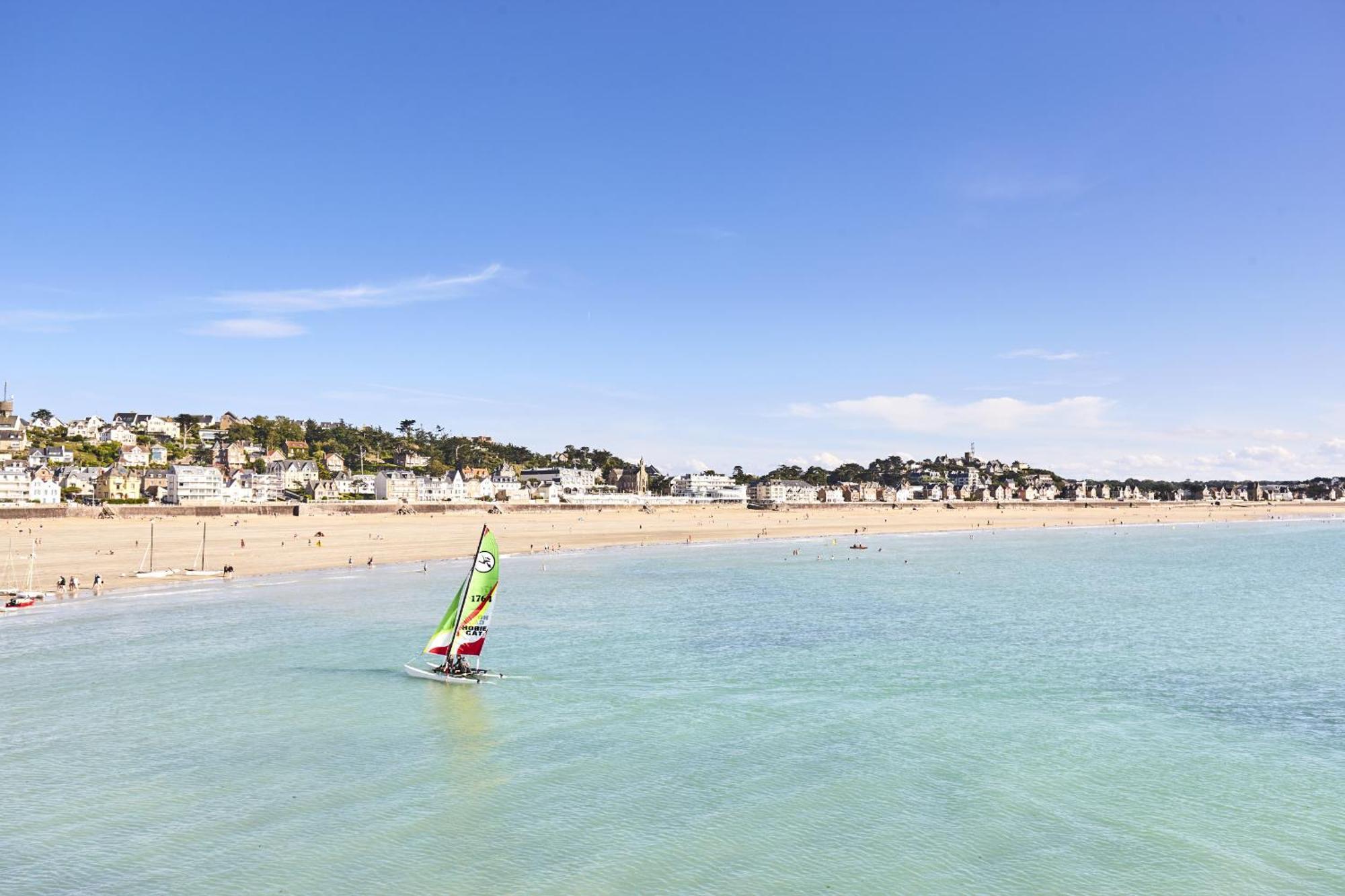 50M De La Plage - Terrasse - 3 Adultes Et 3 Enfants Pleneuf-Val-Andre Exterior foto