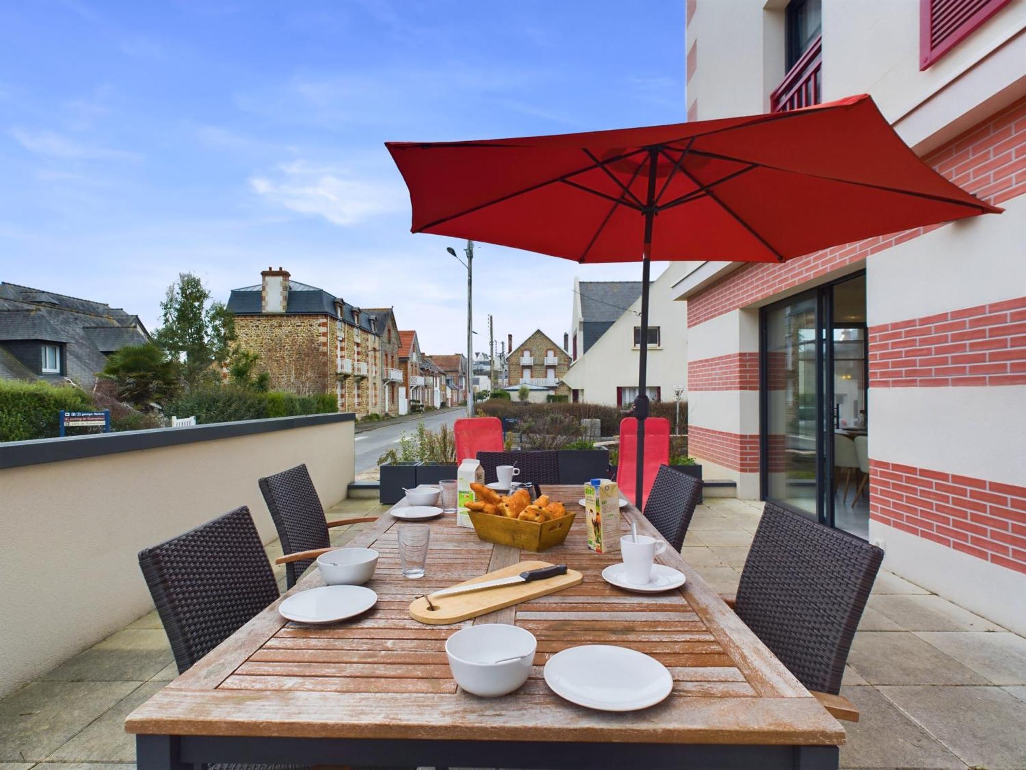 50M De La Plage - Terrasse - 3 Adultes Et 3 Enfants Pleneuf-Val-Andre Exterior foto