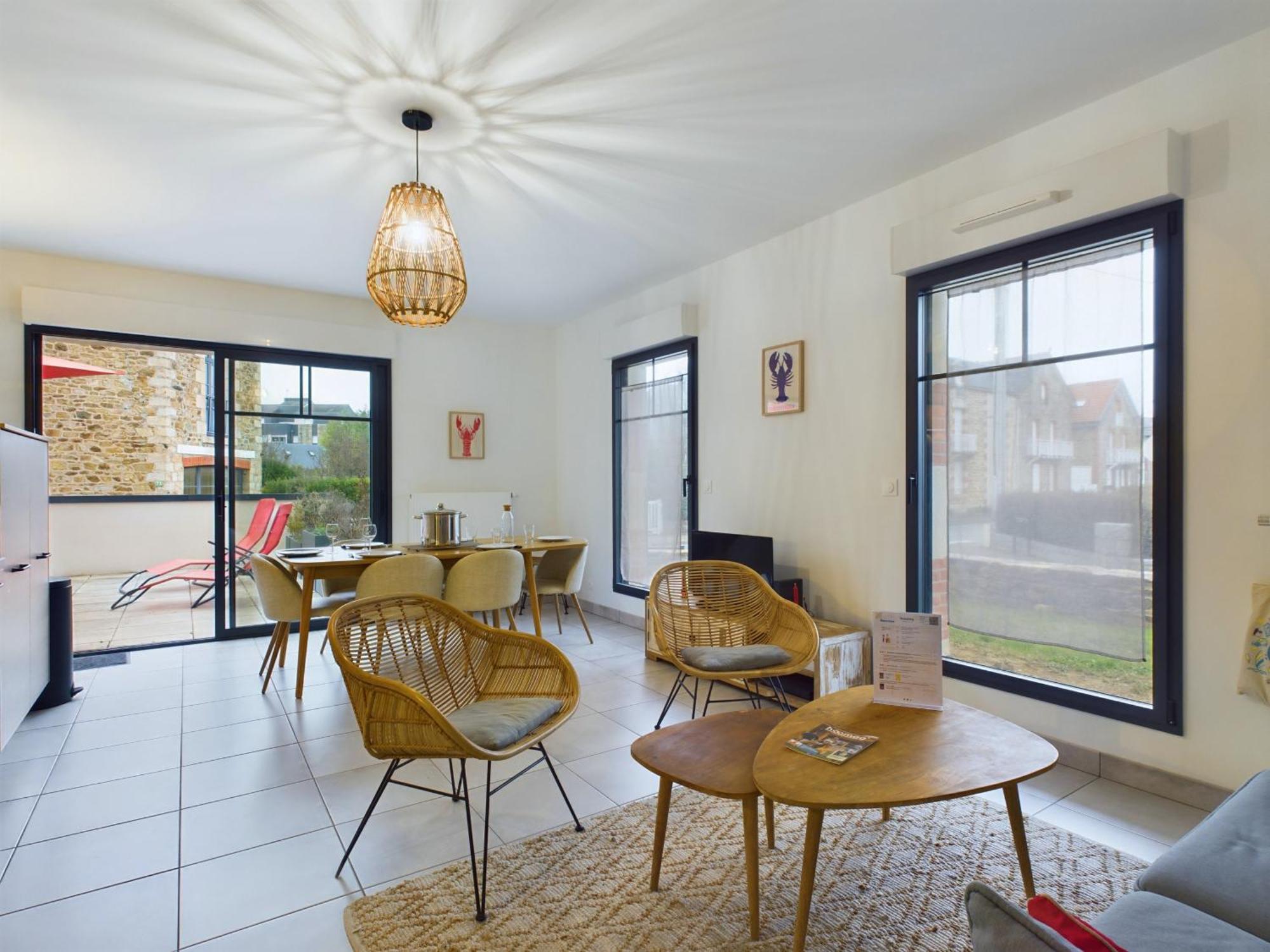 50M De La Plage - Terrasse - 3 Adultes Et 3 Enfants Pleneuf-Val-Andre Exterior foto